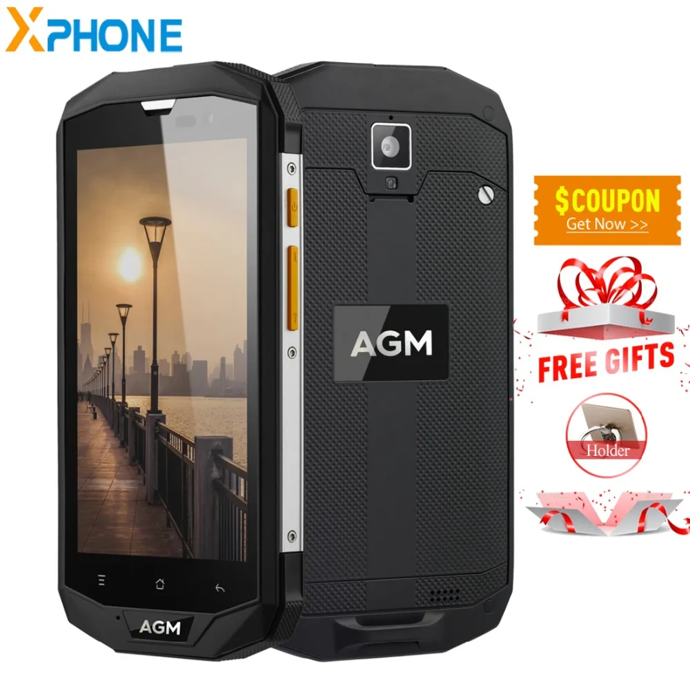 AGM A8 смартфон с 5 5-дюймовым дисплеем четырёхъядерным процессором ОЗУ 3 ГБ ПЗУ 32 13