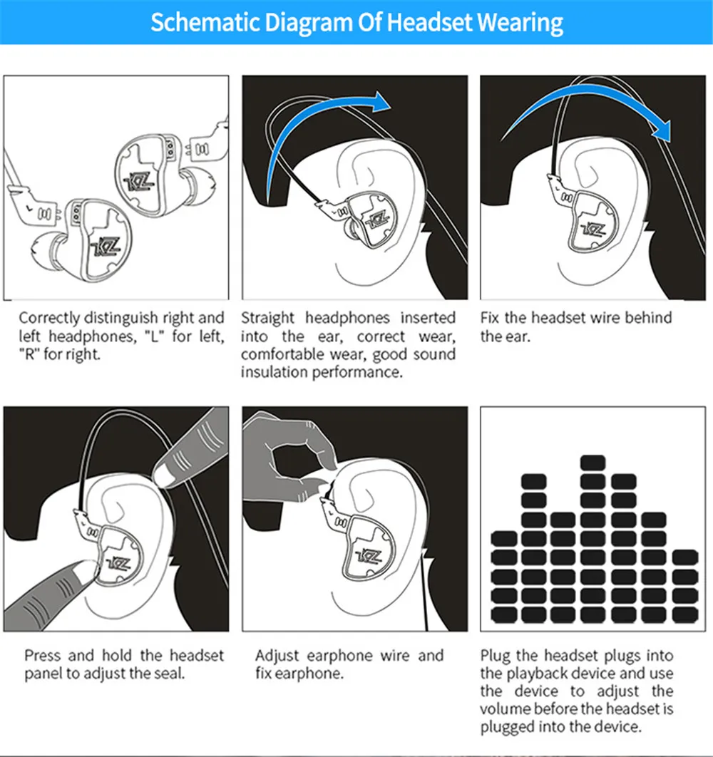 KZ ZS10 4BA+ 1DD гибридные наушники-вкладыши, HiFi наушники, наушники-вкладыши, гарнитура с шумоподавлением, DJ профессиональные наушники AS10 ZST