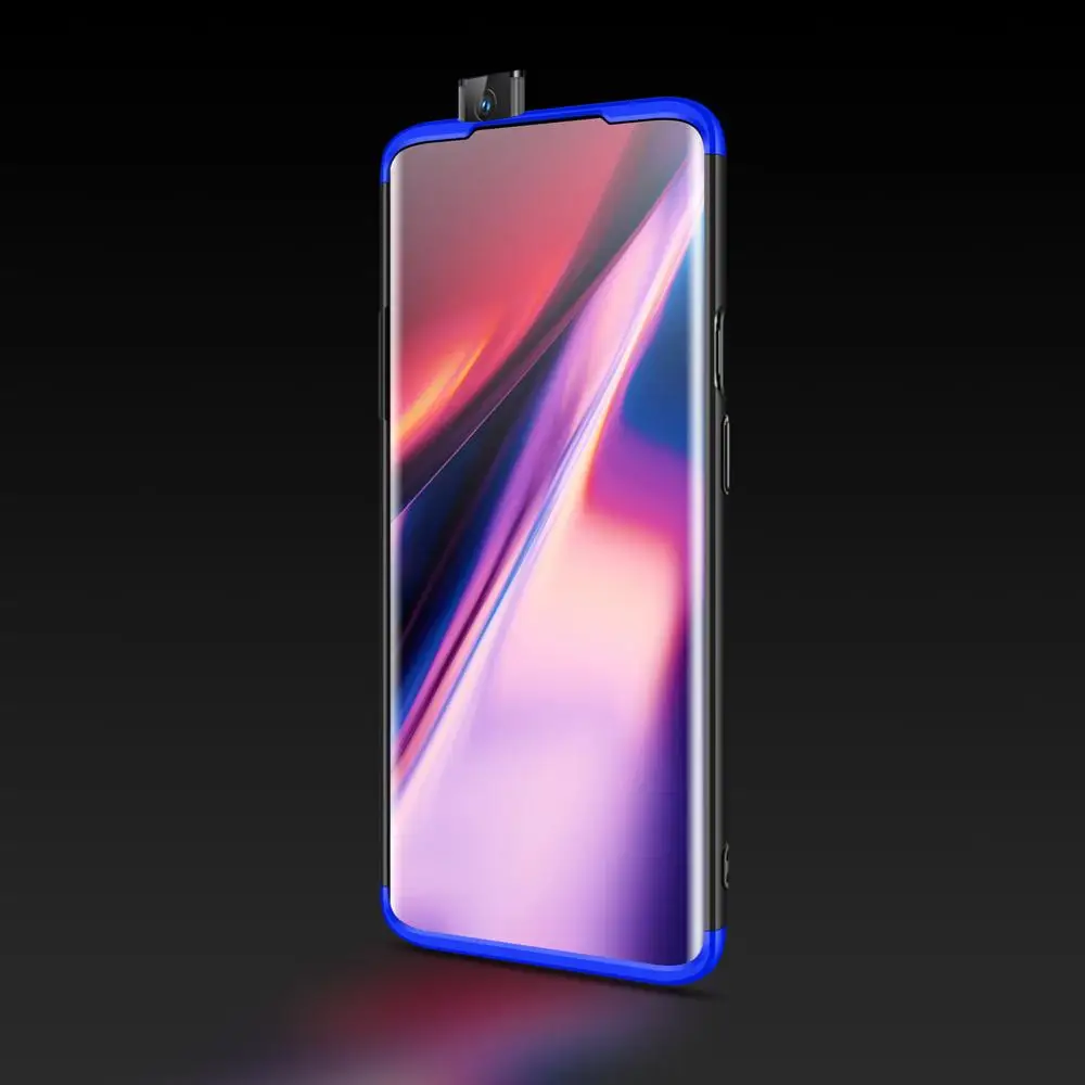 Чехол для Oneplus 7 Pro чехол 360 полная защита ударопрочный 3 в 1 Жесткий ПК матовый 6T 6 5T 5