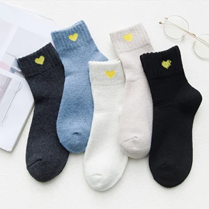 5 Pairs Random Color NEST 5 пар/партия, зимние толстые носки в национальном стиле, женские хлопковые модные теплые носки, качественные тканевые женские носки - Цвет: 5 Pairs Random Color