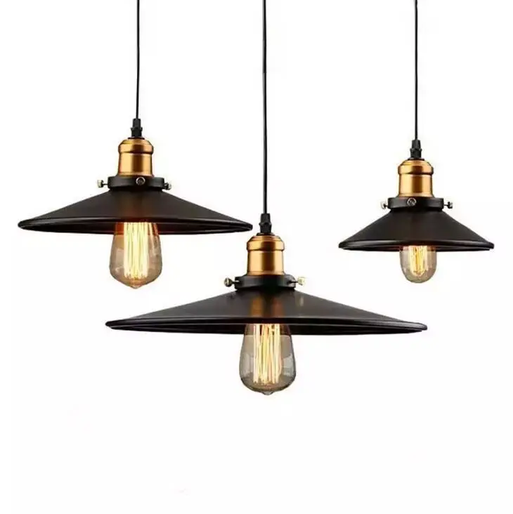 

Loft RH Industrial Warehouse Pendant Lights American Lamps Vintage Lighting for Restaurant/Bedroom Home Decoration Black/white