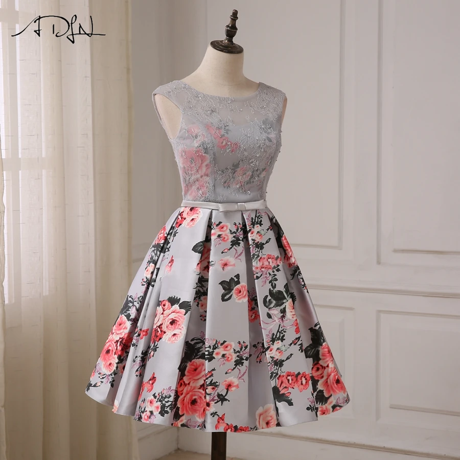 ADLN Новое Поступление Коктейльные платья для женщин 2017 с коротким рукавом Vestidos