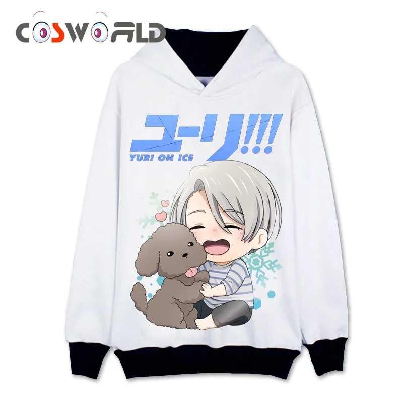 Coshome Yuri On Ice Victor костюм кацуки для косплея костюмы мужчин и женщин куртка