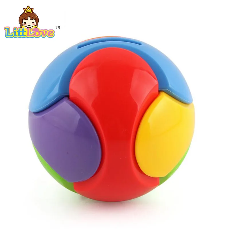 LittLove DIY собрать мяч Копилка 10 см Детские Ранние развивающие игрушки Прекрасный