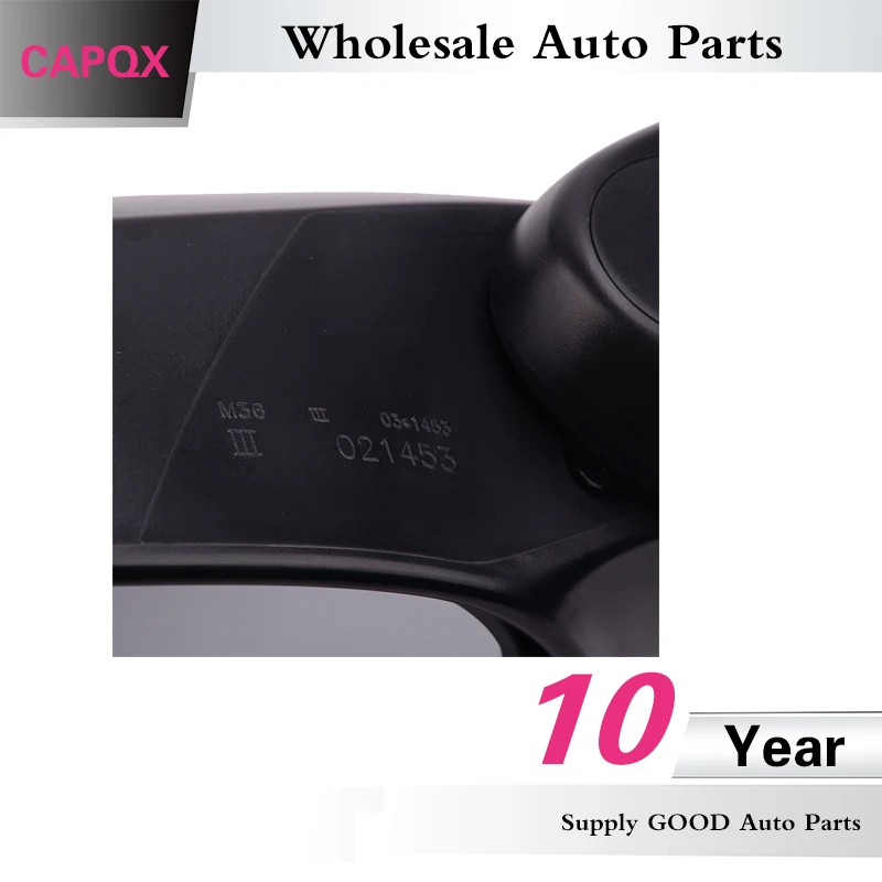 Capqx автоматическое складное закрытое зеркало заднего вида для HONDA FIT JAZZ 2009- с светодиодный индикатором 7 Pin 76208-TJ0-M01