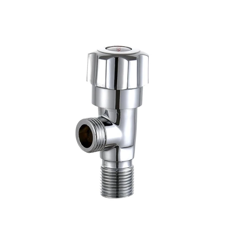 

Triangle Valve Hot and Cold Water Angle Valve Bathroom Accessories Electroplate Filling Valves for Toilet Water Heater