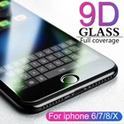 9D Защитное стекло для iPhone 6 6S 7 8 plus X стекло на iphone 7 6 8 X R XS MAX защита экрана iPhone 7 6 защита экрана XR