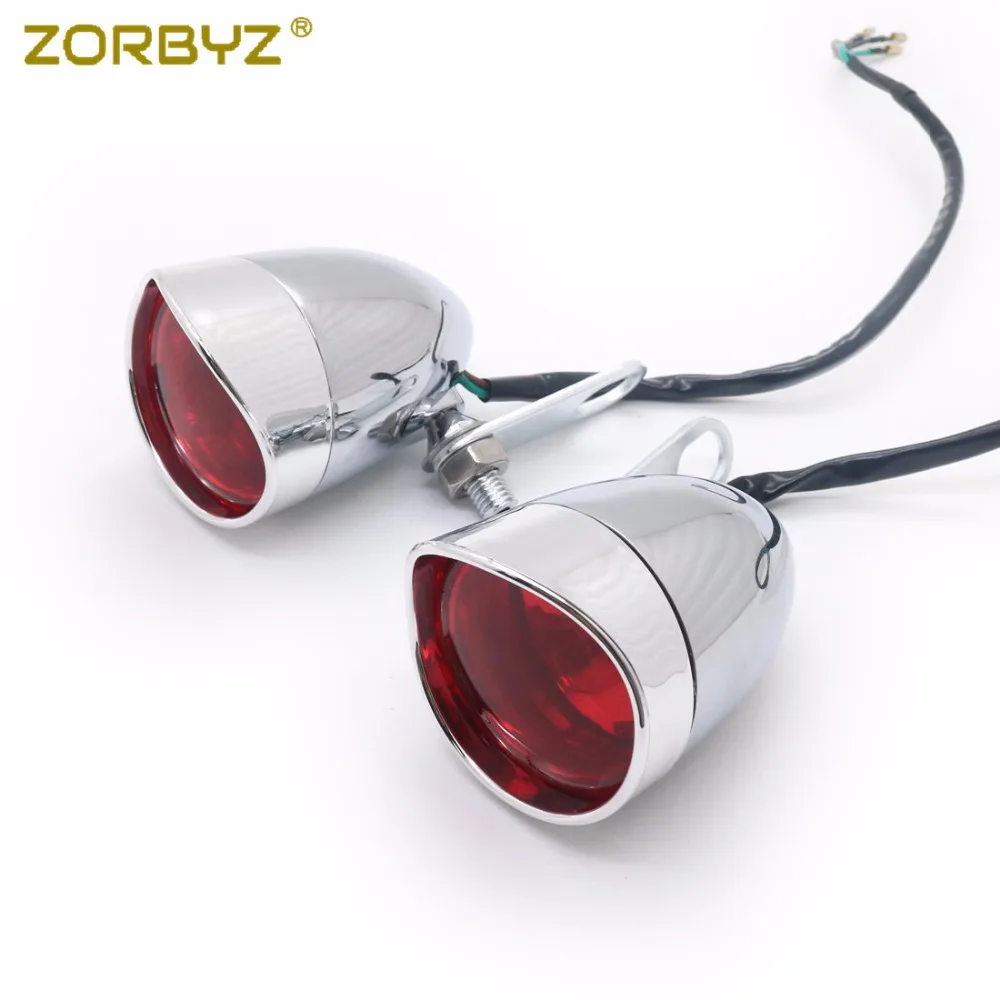 ZORBYZ Универсальный хромированный Стоп задний стоп-сигнал с задним ударным