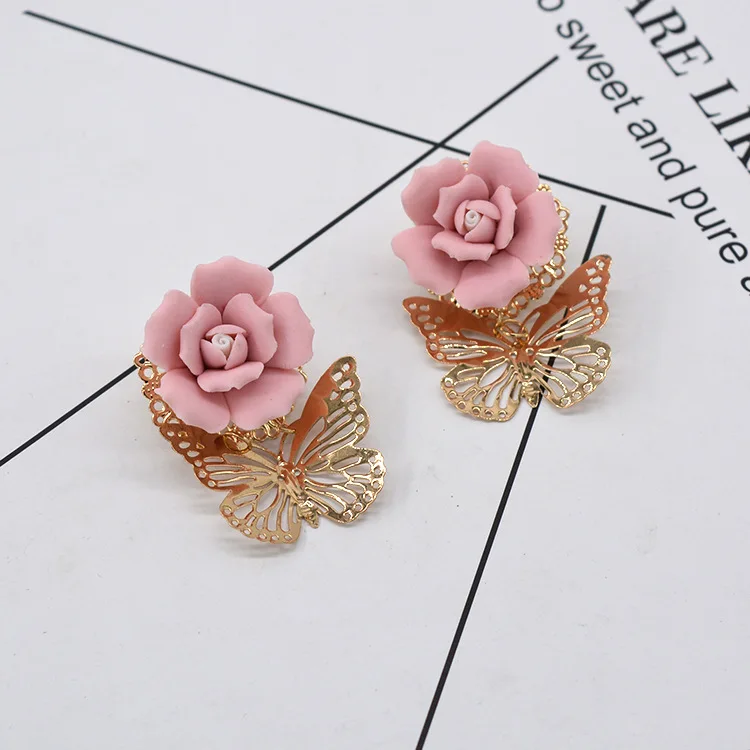 Романтичные простые и маленькие серьги для женщин|Серьги-подвески| |