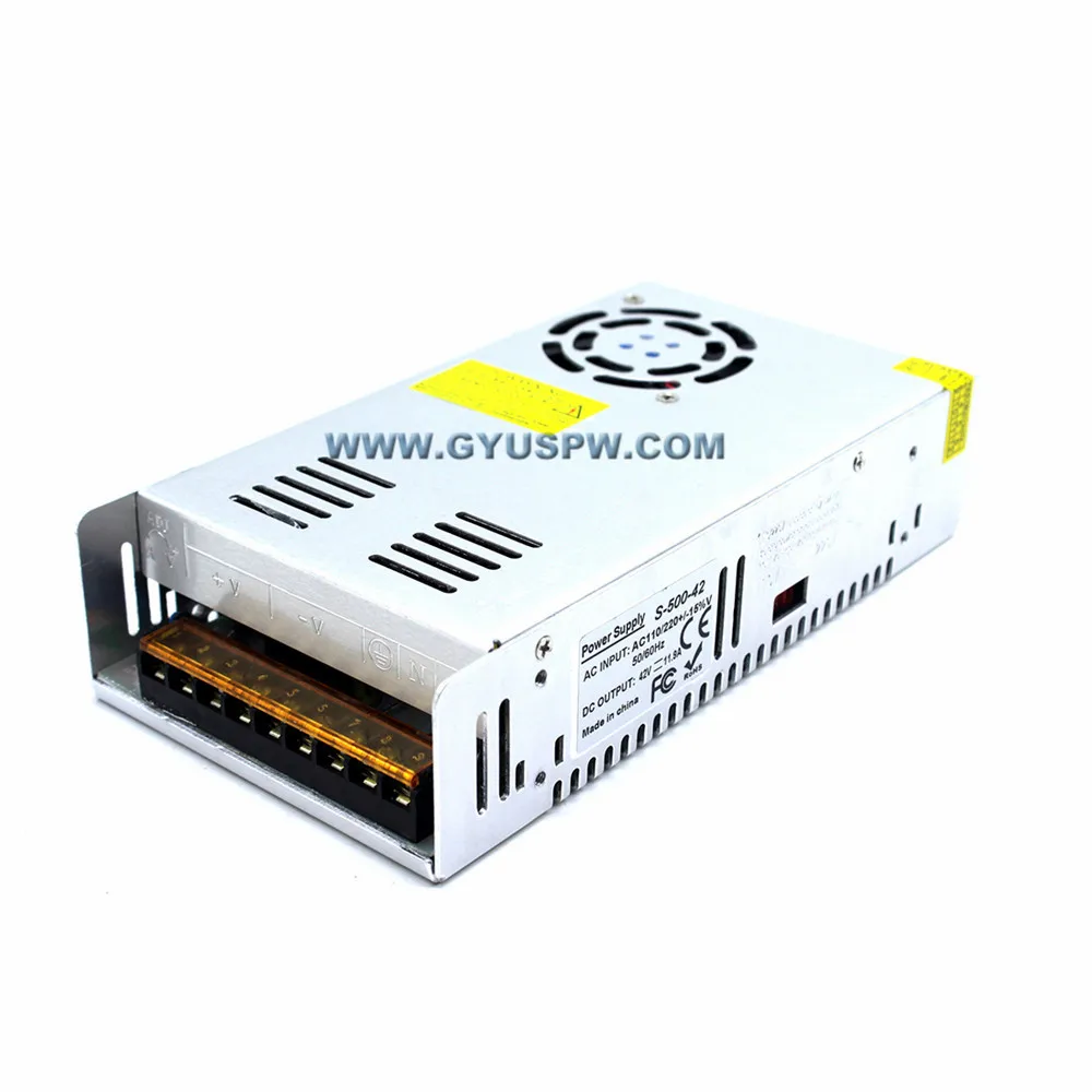 DC42V 11.9A 500 Вт драйвер импульсного источника питания AC 110 220 В вход в DC 42 SMPS для ЧПУ