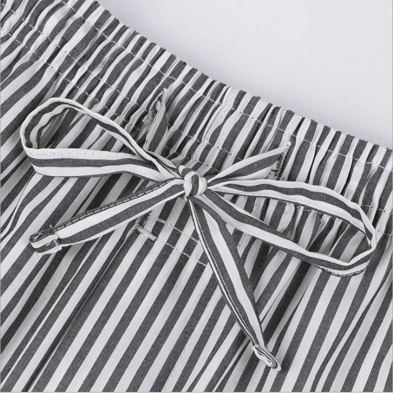 Spring Summer Men 100% Cotton Sleep Bottoms Male plus size night trousers sleepwear pyjama Casual Loose Plaid pajama pants | Мужская