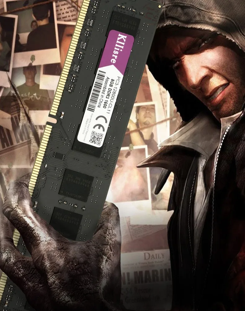 Kllisre DDR3 8 Гб 1600 МГц 1333 МГц оперативная память Настольный ПК DIMM