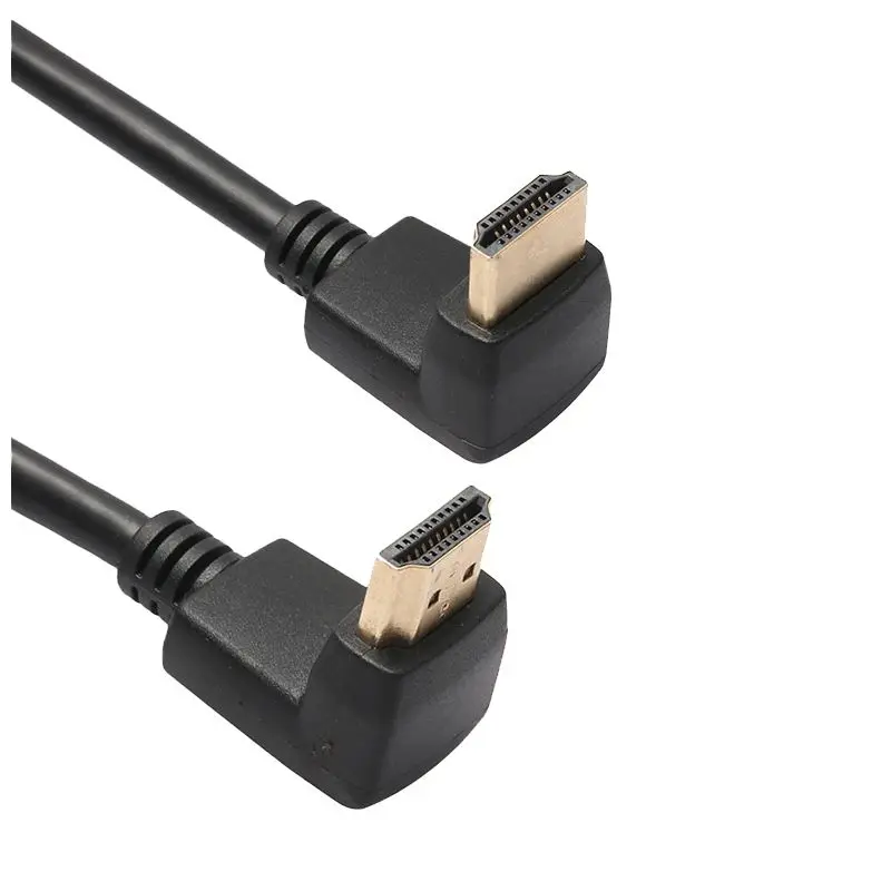 SCLS 2x мини HDMI кабель (90/270 градусов) к адаптер папа женскому позолоченному 1080P|hdmi