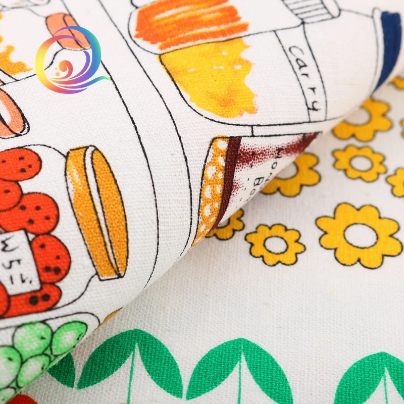 Haisen кухонная серия хлопчатобумажная льняная ткань для квилтинга шитья дивана