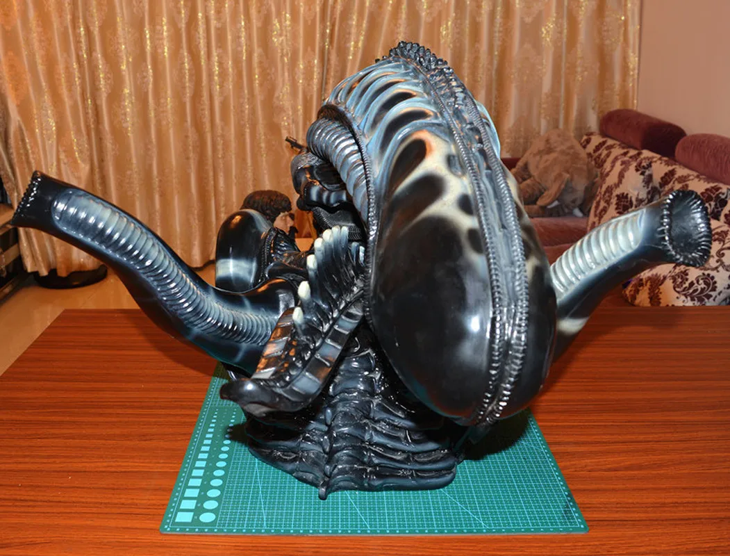 86 см AVP Alien Vs Predator статуэтка груди куклы игрушки полимерная статуя фигурка