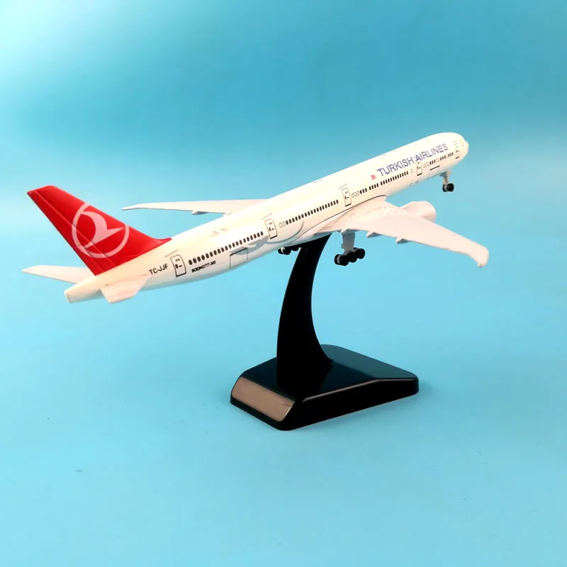 Самолет AIR PASSENG 20 см B777 турецкий металлический сплав модель самолета строительный