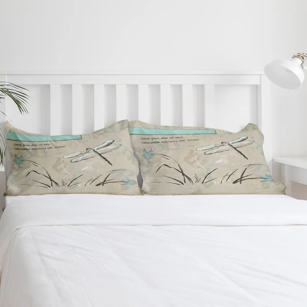 Семейный декор старая газета стрекоза образец текста Комплект постельного белья