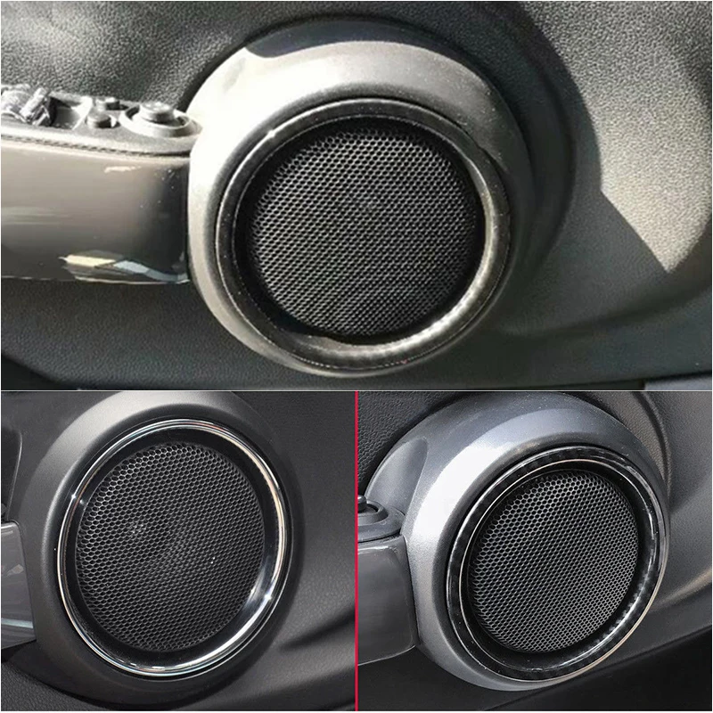 2 шт. Нижняя дверь динамика отделка узор из углеродного волокна высокое качество