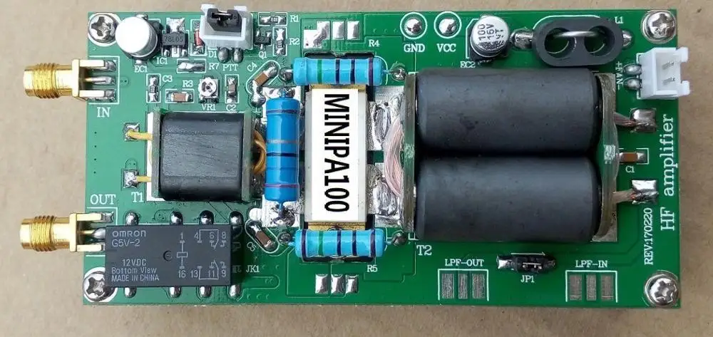 100 Вт SSB Линейный Усилитель Мощности HF MINIPA &quotсделай сам&quot 1 8 54 МГц для YAESU FT 817 KX3 CW AM