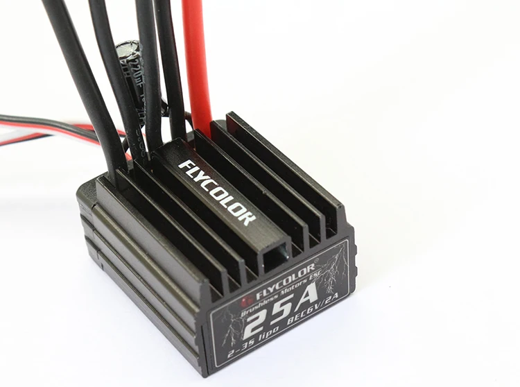 

Электронный контроллер скорости JMT Flycolor ESC 25A, бесщеточный пульт дистанционного управления для игрушечные модели машин и грузовиков
