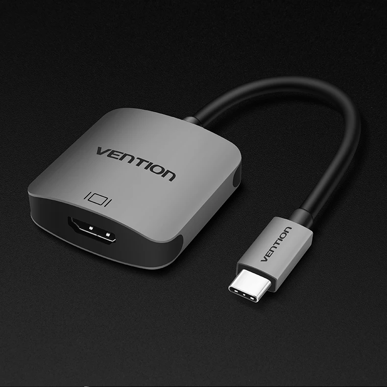 Vention USB C HDMI 4K USB 3,1 type C-HDMI Famale адаптер для MacBook Chromebook Pixel huawei mate 10 usb type-c HDMI адаптер