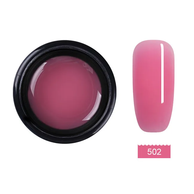 7ml Color 502 UR SUGAR Nail Art Poly Nail Gel Manicure Clear Pink Natural Hard Jelly Builder French Nail Extend Gel Acrylic Building Varnish - Цвет: 7ml Color 502