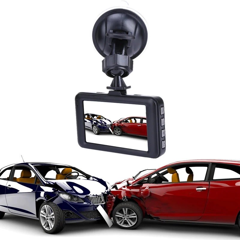 Автомобильный видеорегистратор Mini 3 0 с двумя объективами 1080P Full HD g-сенсор ночное