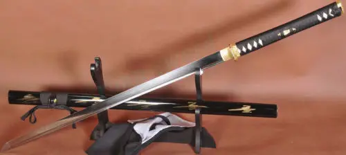 Ручная работа 1060 углеродистая сталь японский меч ниндзя самурая острые