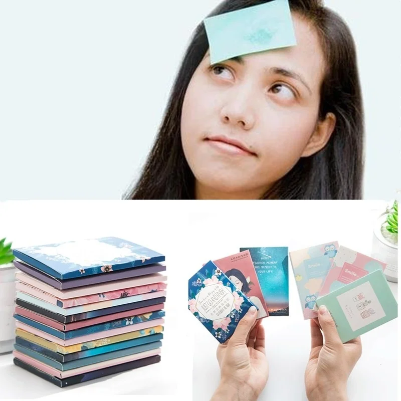 500pcs/10 Packs Facial Remover Oil Control Absorption Film Wipes Sheets Tissue Blotting Paper Removal | Красота и здоровье