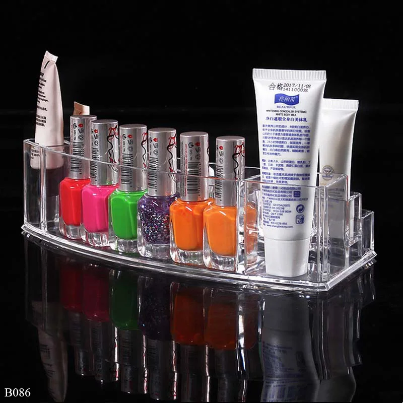 Прозрачный органайзер для платьев коробка хранения косметики губной помады