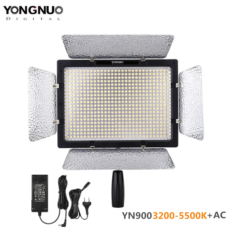 Пульт дистанционного управления Yongnuo YN900 3200 5500K двухцветный CRI95 + 54 Вт 7200LM 900