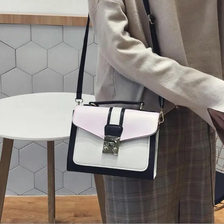 New women's shoulder bags Korean fashion casual Messenger handbags wild hit color bag mini square tide | Багаж и сумки