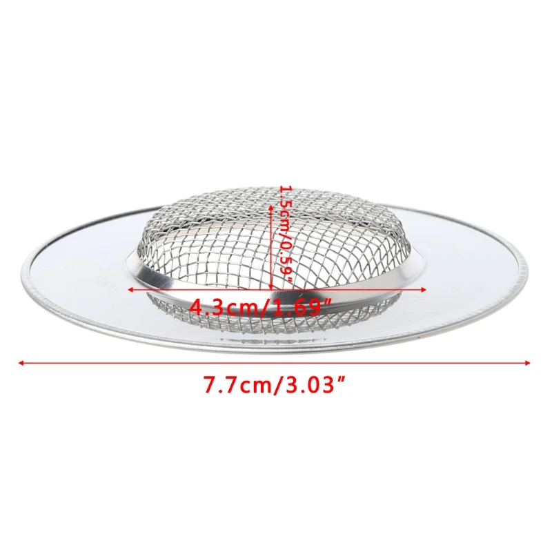 

Mesh Kitchen Stainless Steel Sink Strainer Disposer Plug Drain Stopper Filter