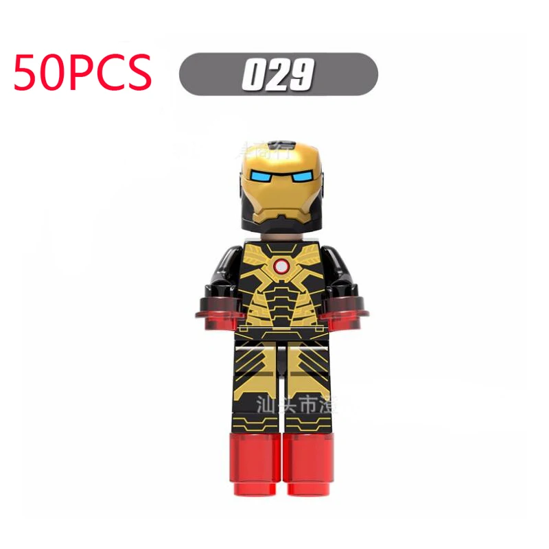 50 шт. Продажа Железный человек Патриот Mark цифры Ironman Совместимость Legoe Super Heroes