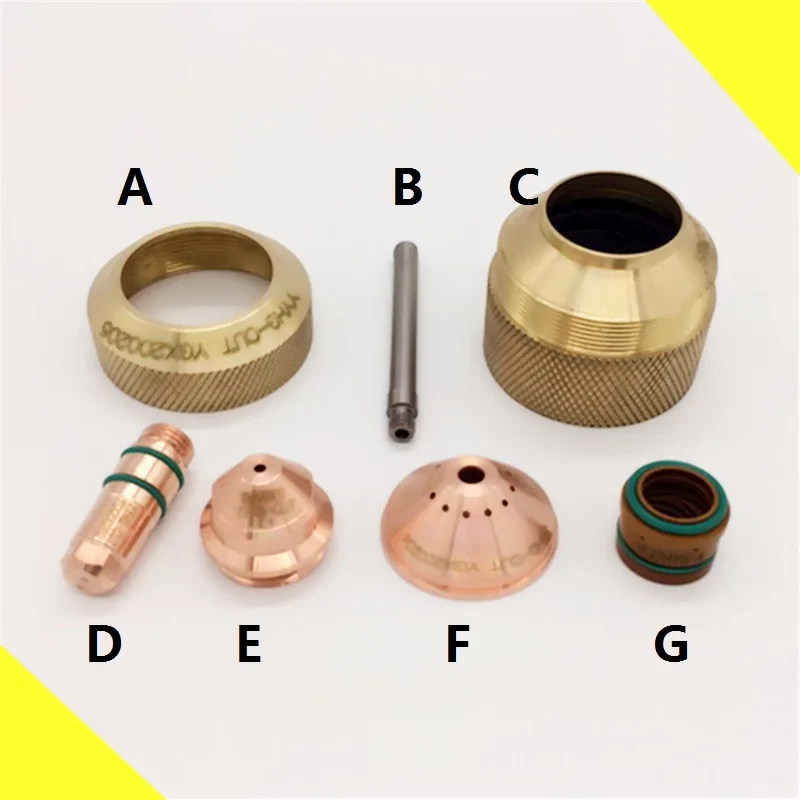 

Dry Style YGX 200207 200202 200203 YGX-200 YK-200 YGX200A YK 200A Swril Ring Tip Nozzle Electrode Plasma consumables