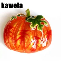 pumpkin brooches christmas hallowmas gift jewelry for girls enameled pins accessories