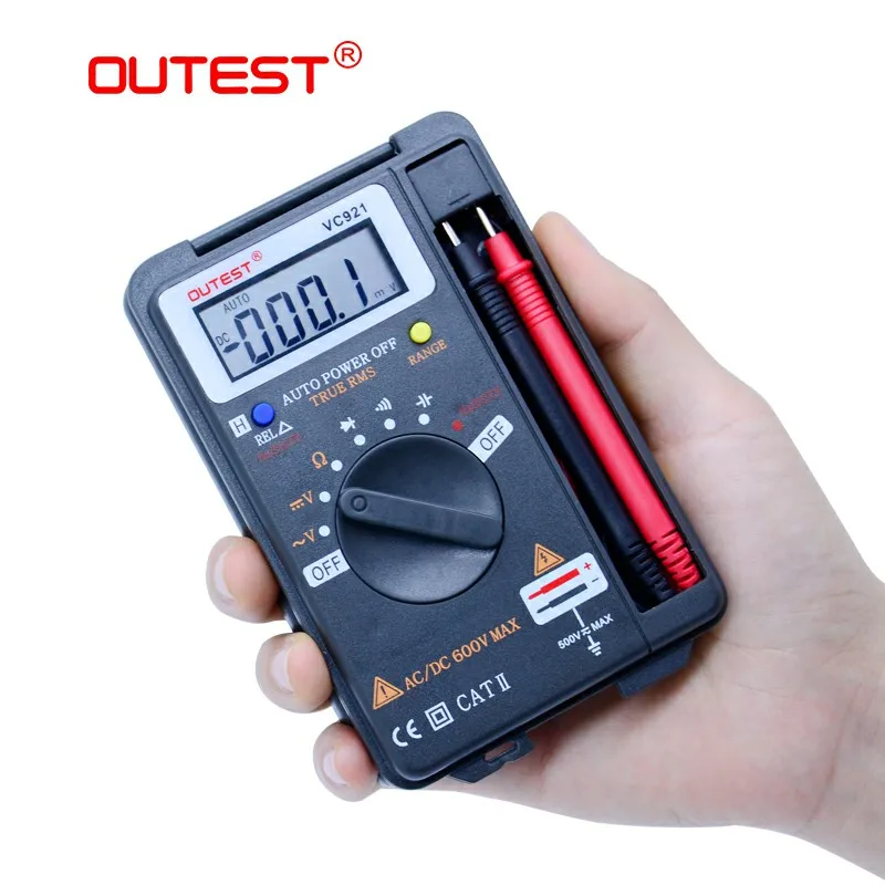 OUTEST VC921 3 3/4 DMM Интегрированный персональный карманный мини цифровой мультиметр