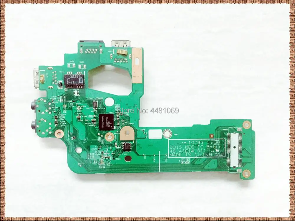 48. 4ie14. 011 подлинный для Dell Inspiron 15R N5110 Аудио USB порт LAN плата Ethernet 3 0