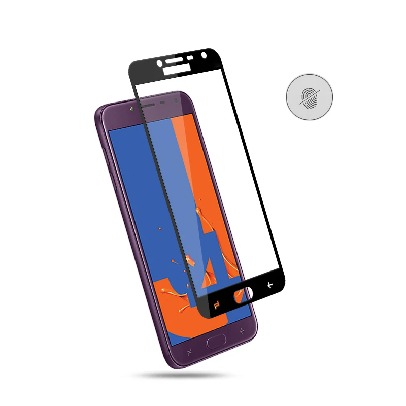 MOCOLO для samsung Galaxy J4 (2018) стекло шелковая печать полный охват закаленное Стекло
