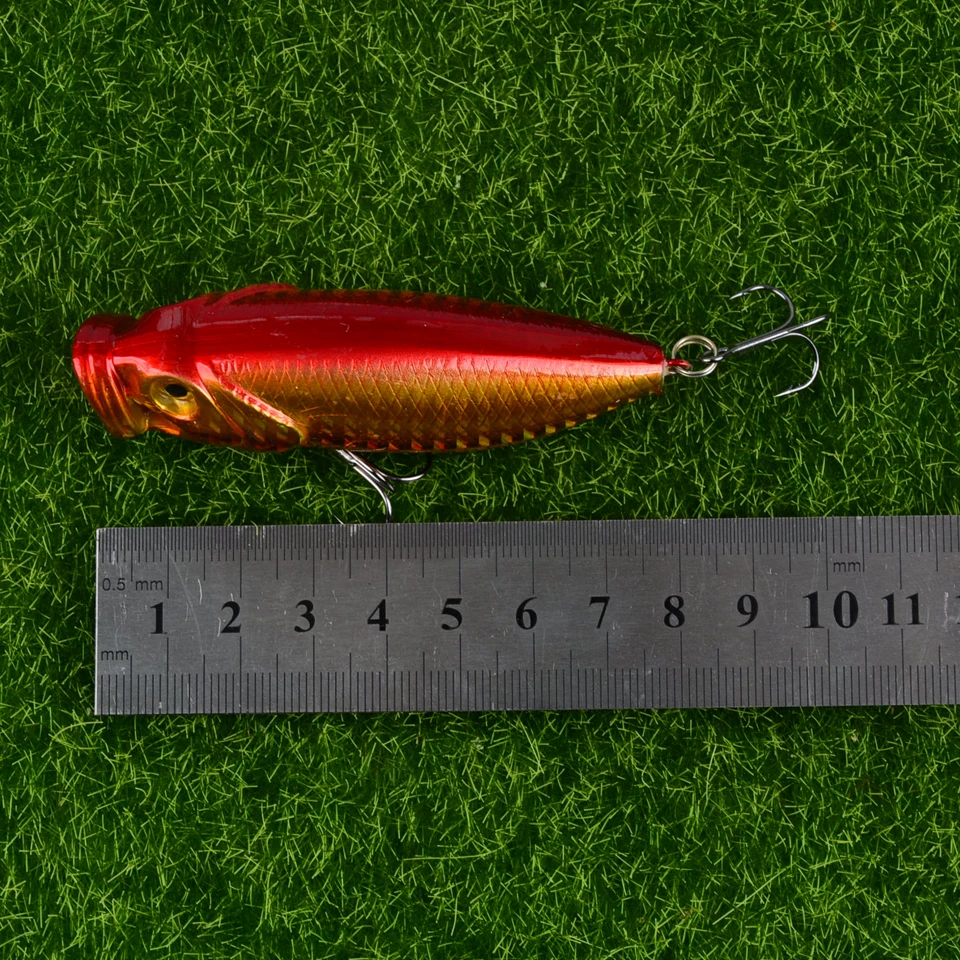 LINGYUE 1 шт. 8 см 15 5 г Поппер рыболовные приманки 3D глаза приманка кренкбейт воблеры