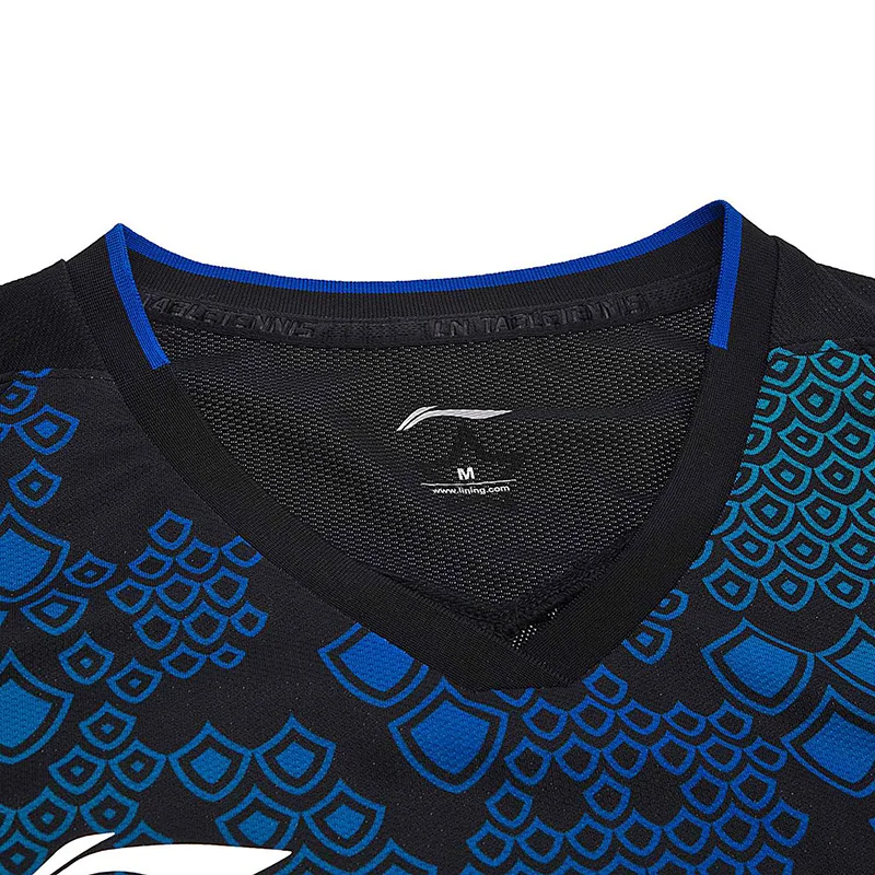 Li Ning Женская футболка для настольного тенниса сборной дышащие спортивные