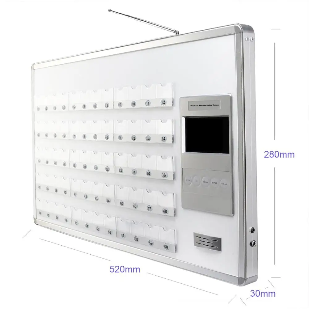 

Retekess Wireless Nurse Call System 60 Bed Receiver+Double-sided Display+Call button+Repeater For Nurse Station Clinic