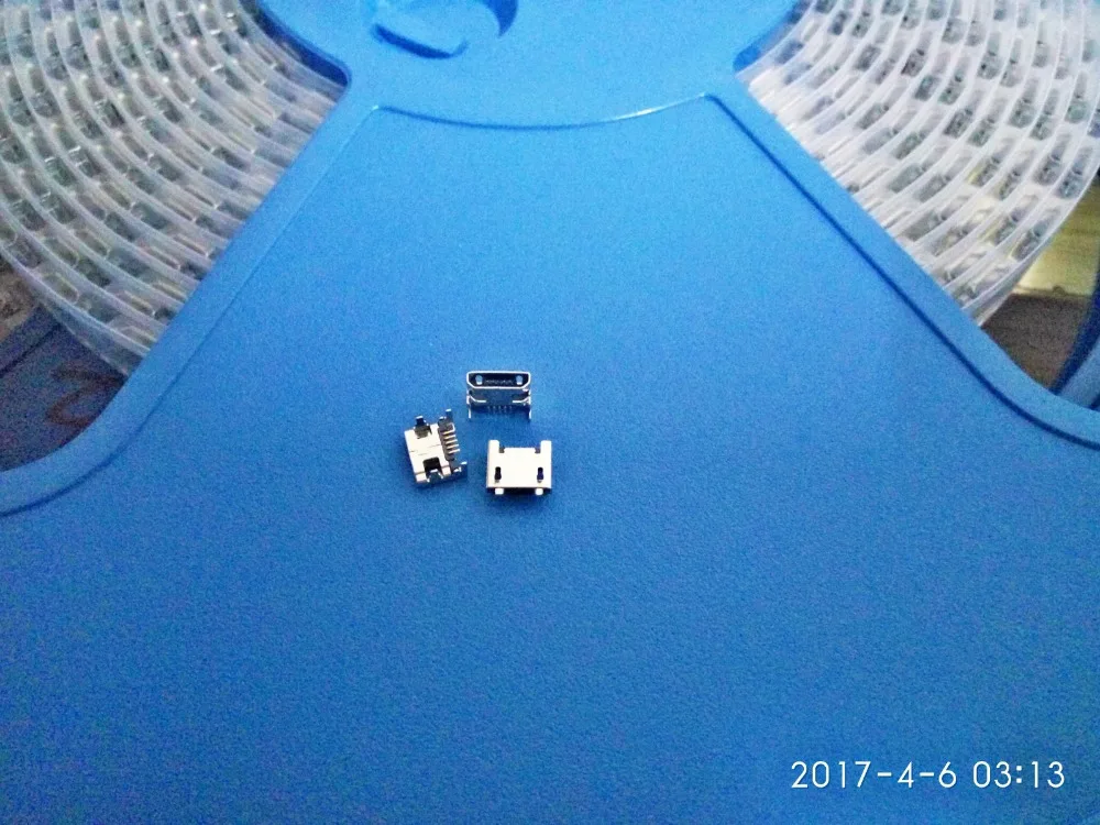 100 шт. разъем Micro USB 5pin для сиденья usb Четыре ножки 5P вставка пластины мини