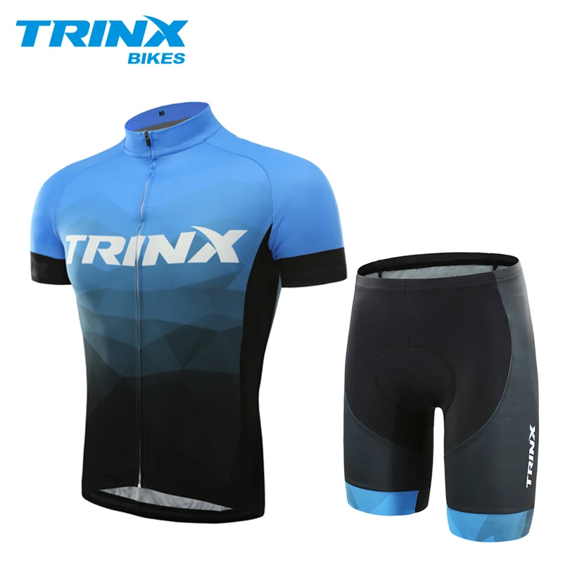 Мужская летняя одежда для велоспорта TRINX дышащая быстросохнущая MTB с коротким