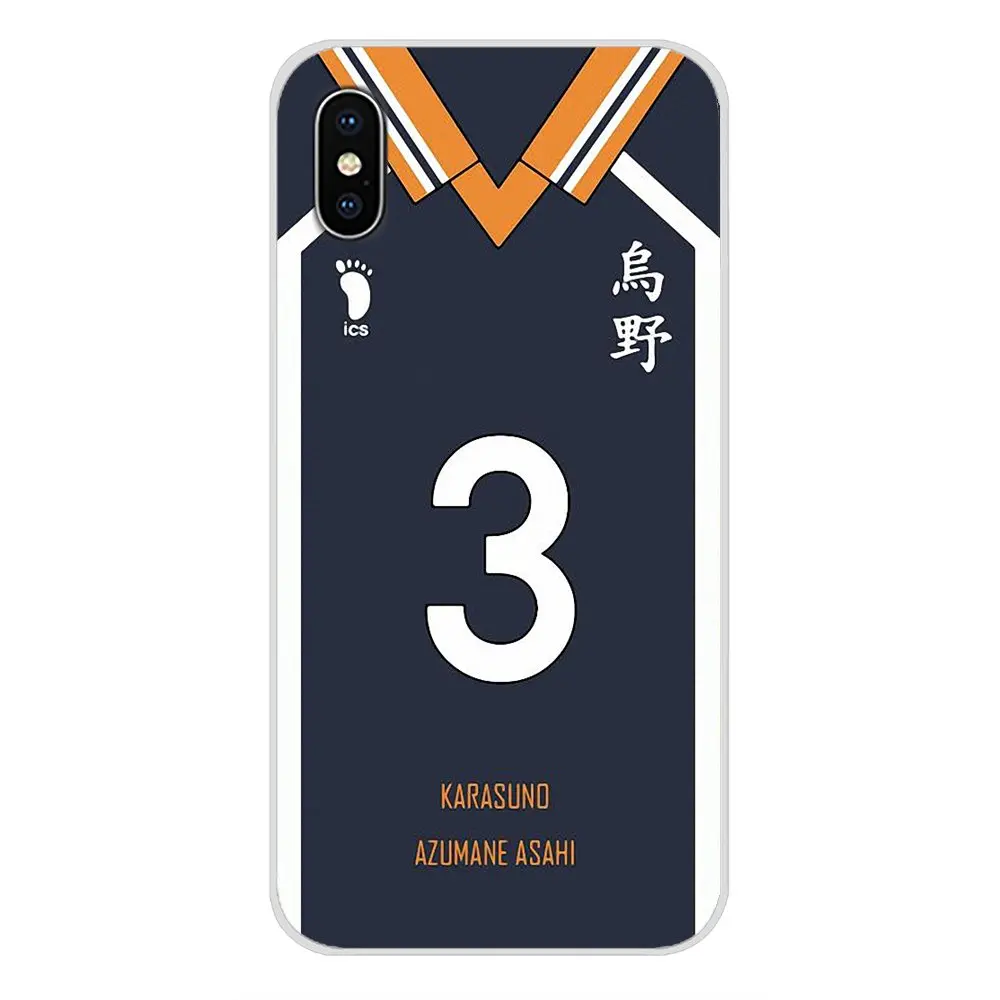 Чехол для телефона Motorola Moto X4 E4 E5 G5 G5S G6 Z Z2 Z3 G G2 G3 C Play Plus HAIKYUU Custom Jersey