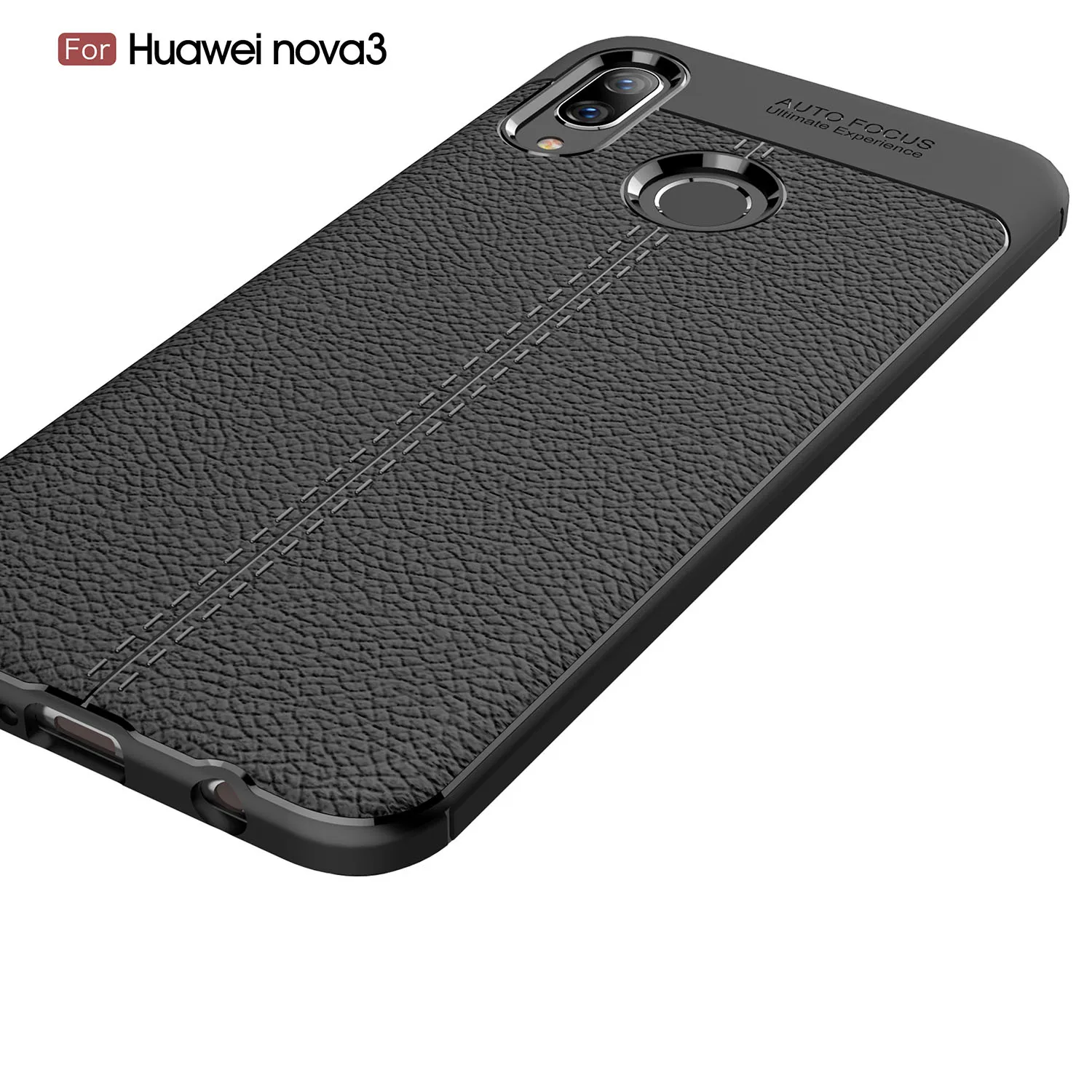 Чехол для телефона Huawei Nova 3 чехол 6 дюйма мягкий силиконовый кожаный с узором Личи