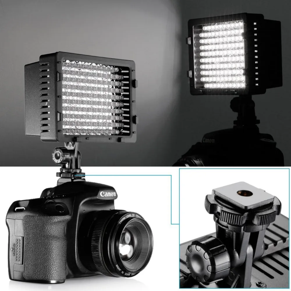 Neewer CN-126 светодиодный видео Фотография светильник ing для цифровой зеркальной камеры Canon Nikon sony Panasonic Olympus Pentax& DV Камера видеокамера
