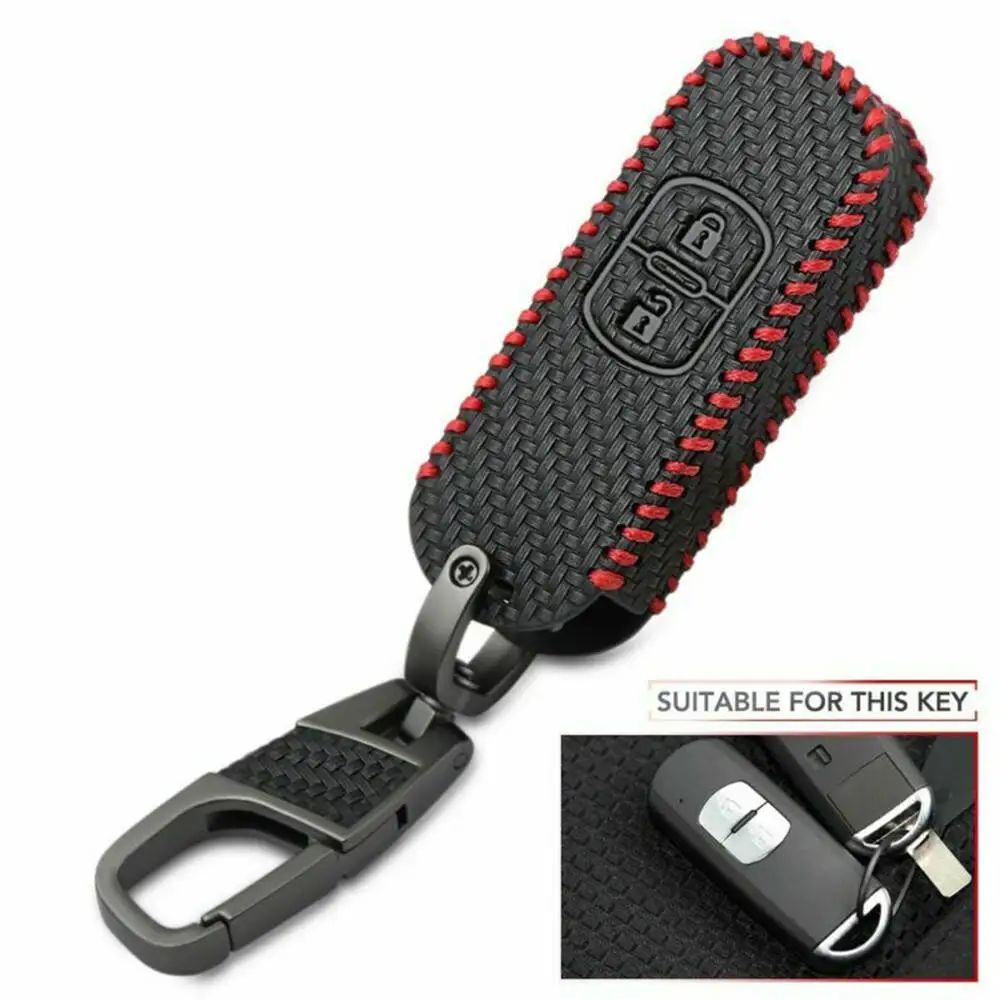 Кожаный чехол для ключа автомобиля Mazda 2 3 5 6 8 CX3 CX4 CX5 CX7 CX9 GT аксессуары удаленного