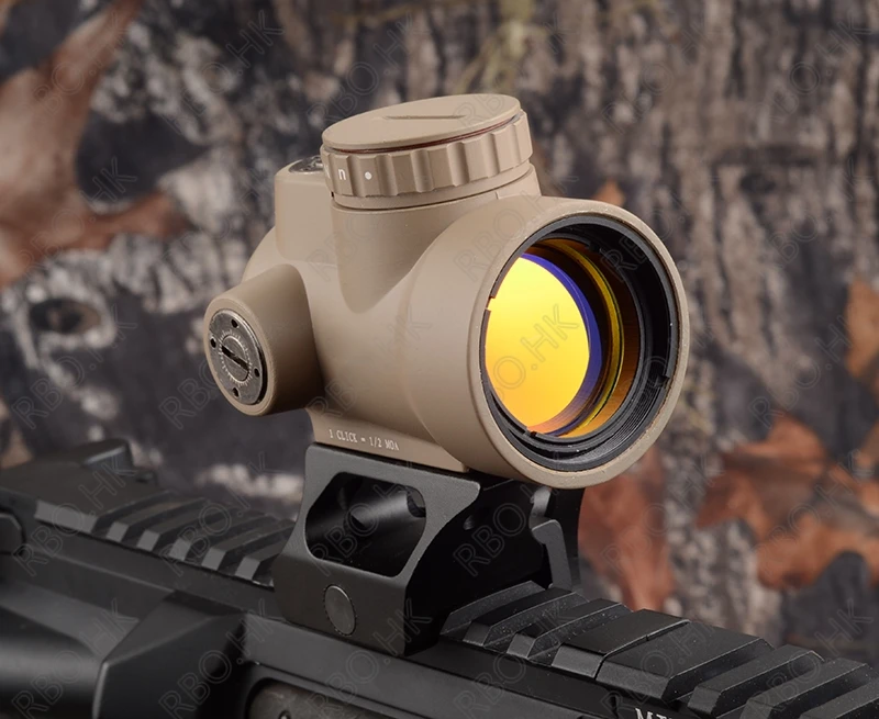 Тактический Trijicon MRO стиль 1x Красная точка прицел Высокая база Пикатинни