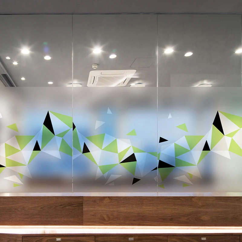 Самоклеящаяся Матовая декоративная пленка для стекла съемные наклейки оконная